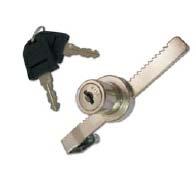 CAMLOCK Pin Lock - Diameter: 18mm - Cylinder length: 16mm - Finish: Chrome-plated - Tubular keys with plastic folding keyhead - Inner pack with 20units