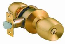 Satin brass (AC) Box packed Model: 5787 Papaiz cylindrical knobset 2 brass keys nickel plated Backset: 60mm and Rosette:65mm Stamped Papaiz
