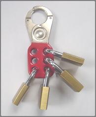 lock with adjustable chrome plated steel shackle, 2 keys