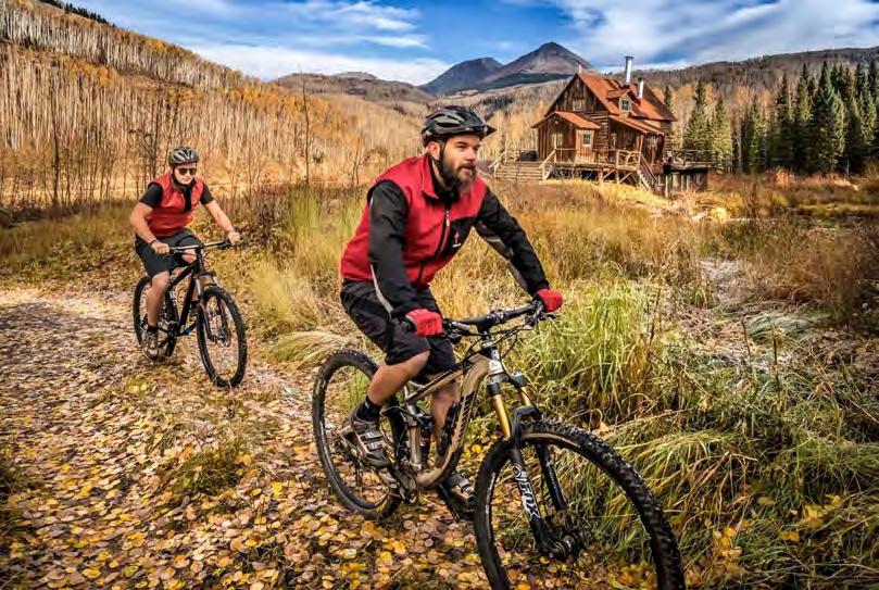 MOUNTAIN BIKING Half Day Ride West Fork to Winter Trail We will shuttle you 7 miles to the top of the Winter Trail and then about a 60-minute descent right into Dunton.