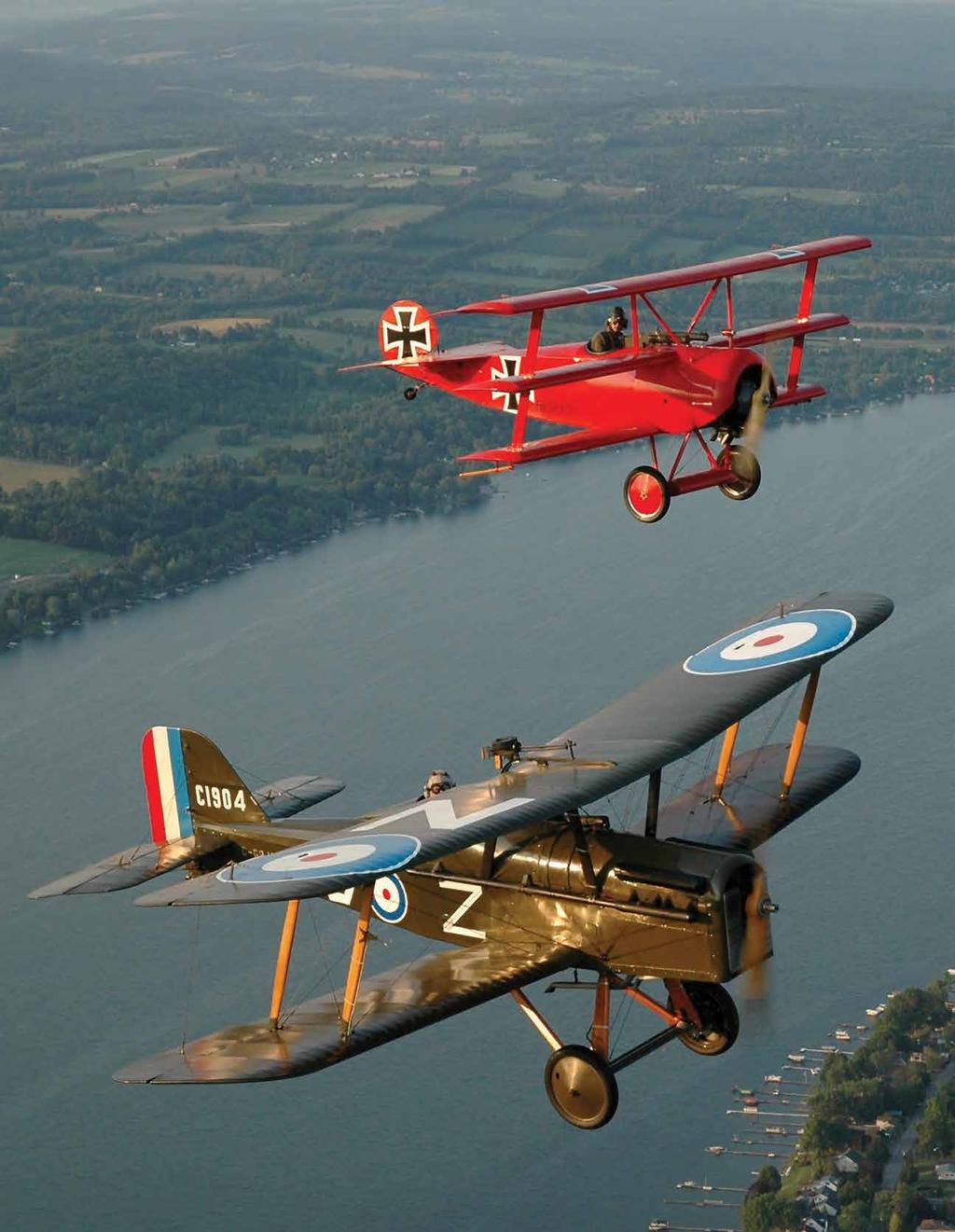 THE AERIAL BALLET of the Great War Flying Museum has entertained Canadian and American airshow goers