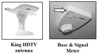 HDTV Antenna/Satellite System(s) Your recreation vehicle may be equipped with an exterior amplified high definition TV antenna.