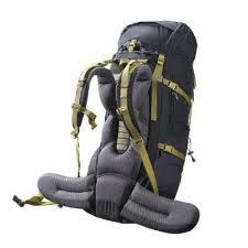 Rucksack: Key things to consider are size, the larger the rucksack, the better the structure and padding of the rucksack as it will have been designed to carry large loads.