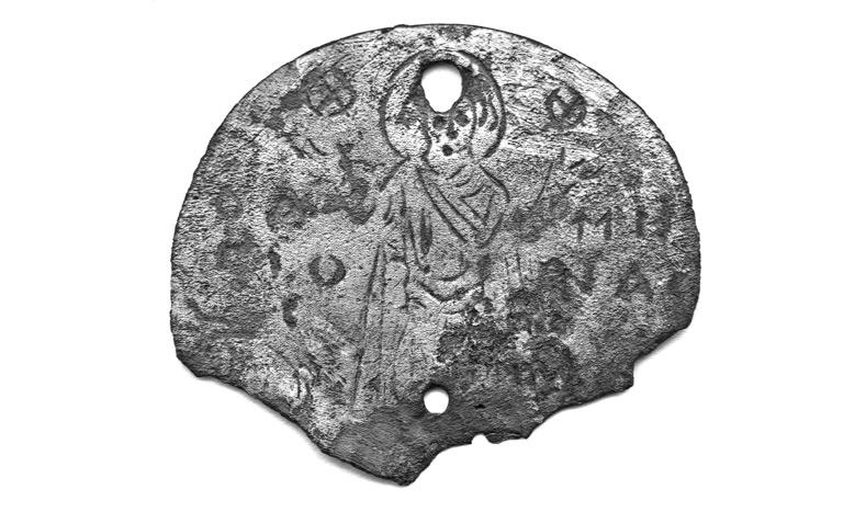 Fig. 6. Bronze medallion with an image of St.