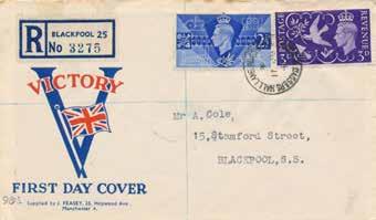 FC069C 75 13th May 1937 Coronation of King George VI, plain registered cover cancelled with a Kingston Vale, Putney CDS.