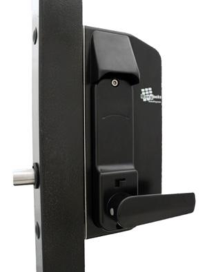 An XL gate lock extension latch piece is available as a separate part and allows the latchbolt to have an overall extension of between 5 1/2 6 1/8 (140-155mm) (see accessories page 10).