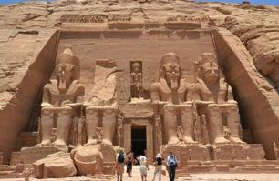 We get back on the ship and continue on to Kom Ombo and visit the temple shared by two Gods Sobek and Haroeris.