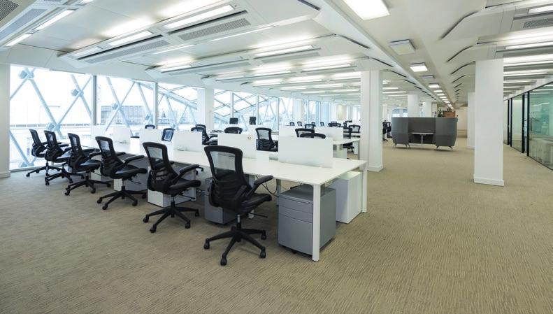 Example fit out ACCOMMODATION The available accommodation comprises 15,370 sq ft on the part 5th floor with views overlooking Baker Street. The space can be split to provide units from c.