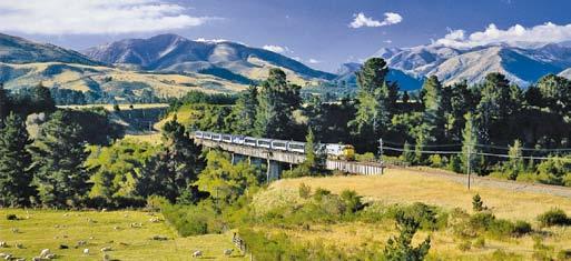 19/16 Day Grand New Zealand Rail fully escorted premium touring TranzCoastal travelling through countryside 19 day tour highlights include: SCENICFREECHOICE Scenic FreeChoice Inclusions in Bay of