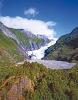 SCENICHIGHLIGHTS Journey on the TranzAlpine railway View the awesome Franz Josef Glacier Jet boat ride the mighty Haast River Relaxing 3 night stay in Queenstown Cruise unforgettable Milford Sound