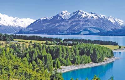 Welcome to New Zealand WITH SCENIC AND EVERGREEN TOURS Cape Reinga Lighthouse Waitangi Treaty House Mount Cook and Lake Pukaki New Zealand is a land of many contrasts and diverse landscapes, with an