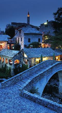 It is known for the famous Old Stone Bridge from the 16th century with a unique arch, included in the UNESCO s List of World Cultural Heritage. Arrival in the hotel, dinner and overnight.