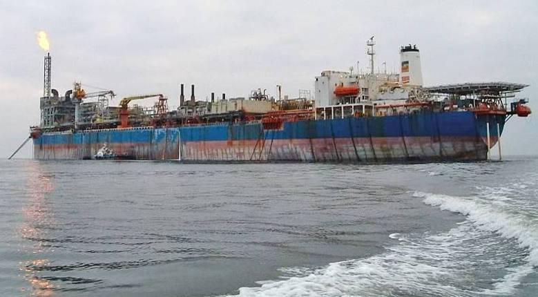 Off Angola, the former supertanker still suffers from her cracks.