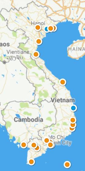 AIR 135 airports/airstrips in Viet Nam (World Bank, 2014). There are three major airlines operating in Viet Nam.