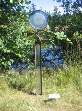 Circle of Life, by Shirley Erickson, steel and fused glass, San Juan Islands Museum of Art & Sculpture Park Coordinate with other regional tourism interests and hubs to emphasize the green tourism