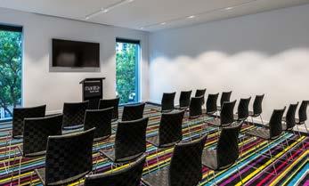 Audio visual facilities Audio visual technicians are available and can organise a wide range of equipment, including: data projectors and screens conference aids such as display boards, flip charts,