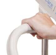 ight: S.W.L: 63kg 320kg ERGONOMIC HANDLES AND SUPPORT ARMS Provide multiple grip points to suit carers of different heights and strengths.