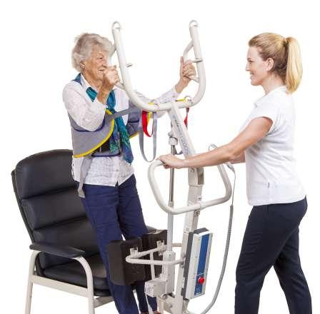 carers of different heights and strengths ADJUSTABLE PADDED LEGRESTS Provide comfort and support during transfers and can be adjusted to suit the patient