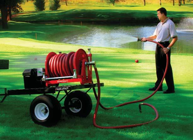 Wind Things Up With Reelcraft TM TURF CRE REELS Trailer & Hose Reel Professional Turf Care Trailer & Hose Reel CPCITY 1 ID x 100 or 3/4 ID x 150 Water hose.