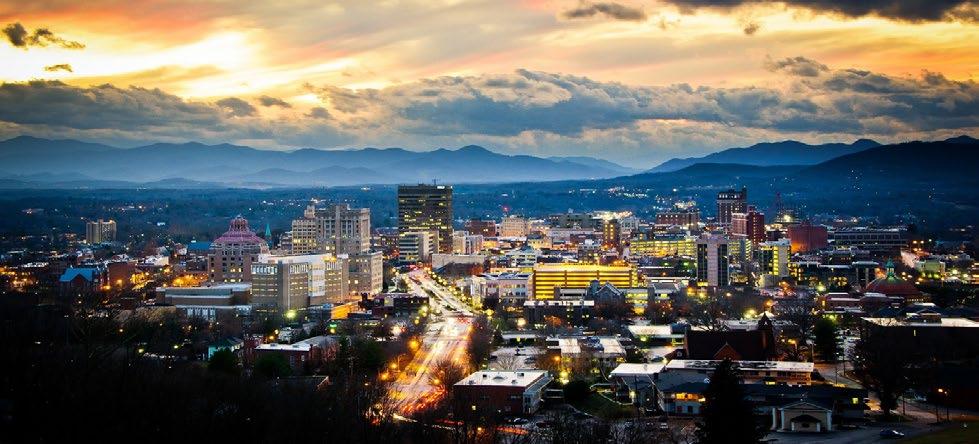 THE CITY OF ASHEVILLE Asheville covers 42.