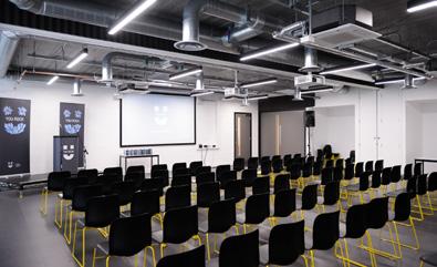 EXTRAS Stage (various sizes) Tech support PA Lighting Projector and screens Mezzanine