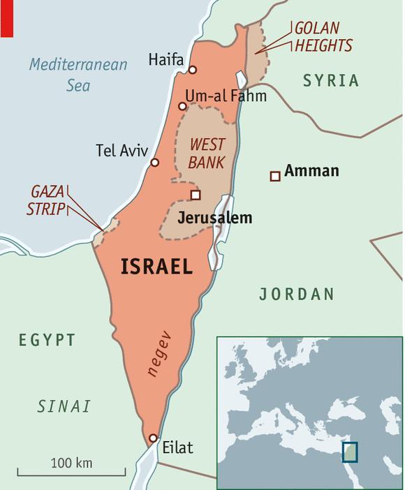 Highest point: Mount Hermon - 2,224 m. LAND USE-ISREAL The only river in Israel: The Jordan River, approximately 250 km.