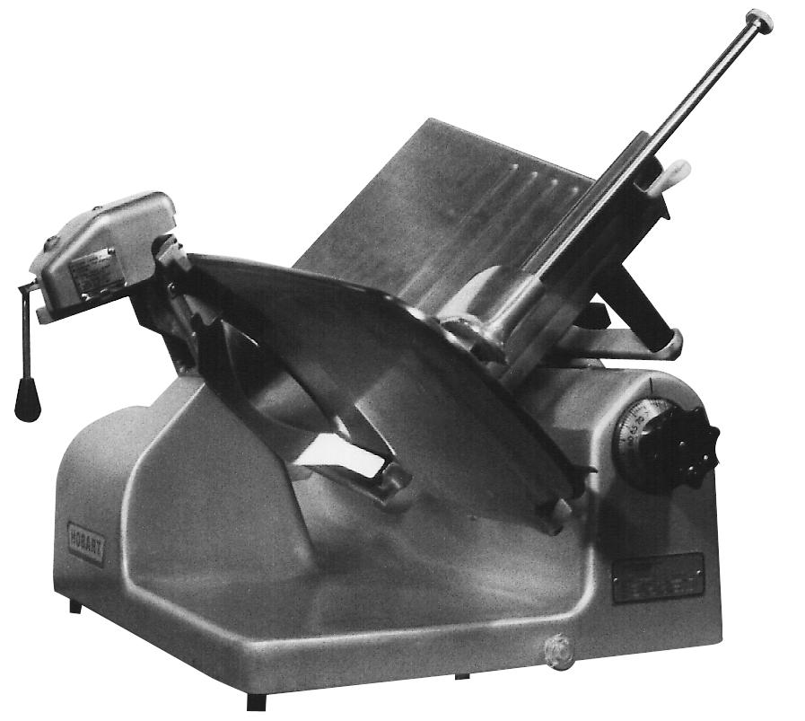 Installation, Operation and Care of MODELS 1612E, 1712E, & 1712RE SLICERS SAVE THESE INSTRUCTIONS GENERAL The Hobart Models 1612E, 1712E, and 1712RE Slicers are equipped with Hobart-designed motors