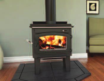 TR001B Defender Wood Stove The TR001B Defender is a beautiful AIRTIGHT, plate steel, wood burning stove with nickel-pewter trim that accents a charcoal black finish.
