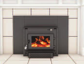 It features a heavy cast iron door with a cool touch spring handle and an air wash ceramic glass that allows a magnificent view of the burning fire. Up to 74,000 BTUs Heating: Up to 1,500 Sq. Ft.