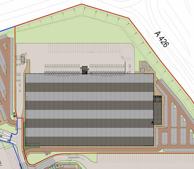SPECULATIVE DEVELOPMENT OF 290,000 SQ FT OCCUPATION FROM SEPTEMBER 2016 Warehouse Office (2 floors) Hub (2 floors) 275,000 sq ft 13,000 sq ft 2,000 sq ft Gatehouse 258 sq ft Clear height to u/s of