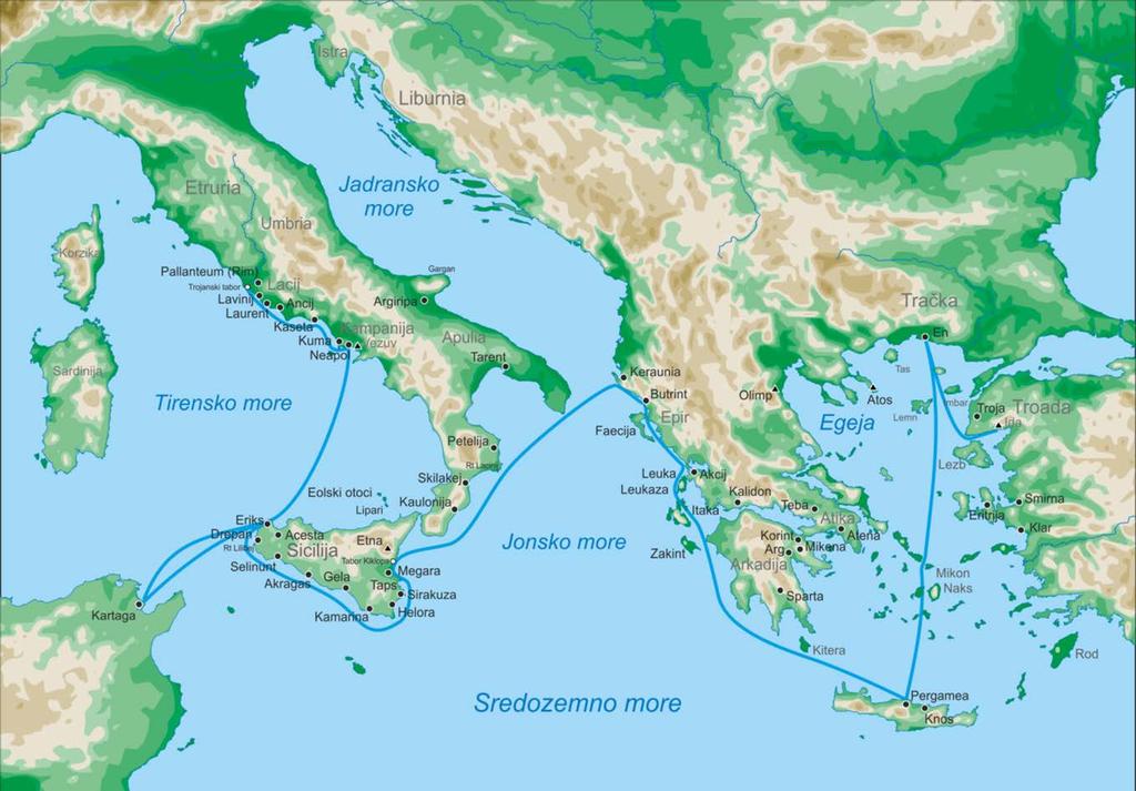 Slijedi rat između Trojanaca i Rutula zajedno s njihovima italskim savezima, u kojem je Eneja uspio osigurati pomoć Etruščana.