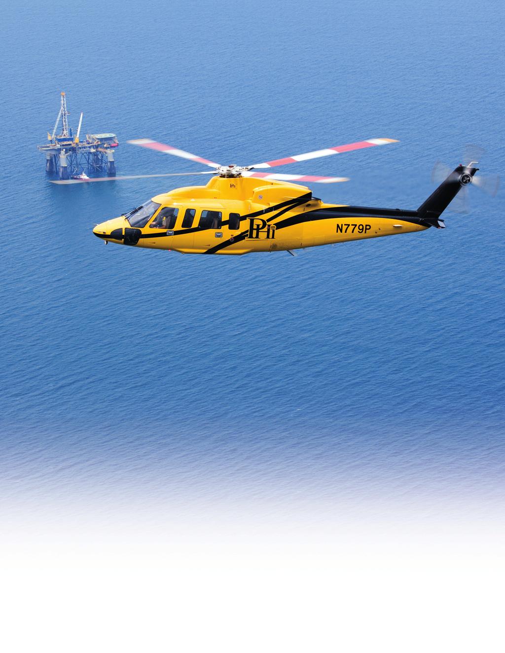 IN D U S T RY PHI Inc. is the first operator in the Gulf of Mexico to equip its IFR fleet with ADS-B technology.