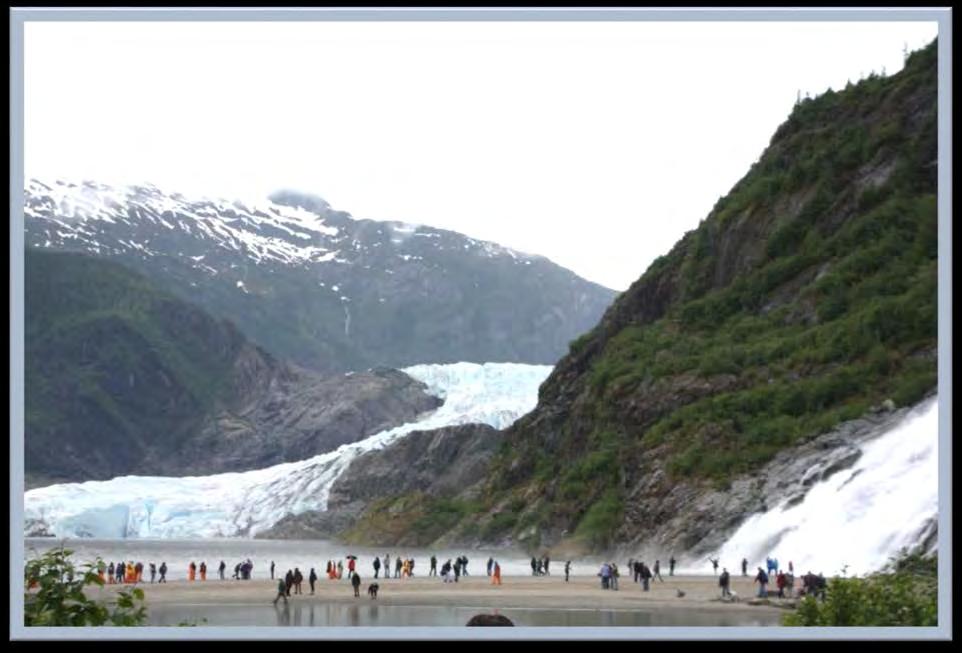 Alaska 2017 Volunteer Trip Report Page 2 SPECIFIC ACCOMPLISHMENTS Mendenhall Glacier Recreation Area, Tongass National Forest (near Juneau) Mendenhall Glacier Visitor Center is a popular destination