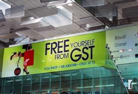 Free from GST To increase human traffic and consumers