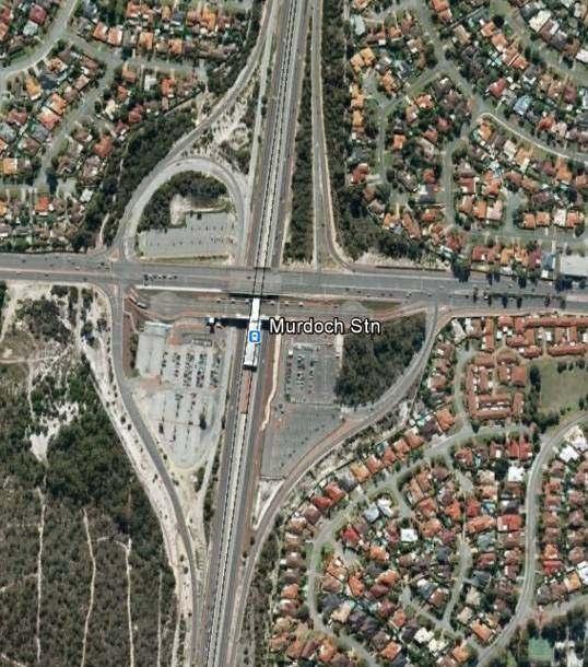 14 The kind of land use along the Southern corridor is shown from Google Earth of the Murdoch Station (Figure 7) Figure 7 Google Earth Image of Murdoch Rail Station In March, 2010 Murdoch Station had