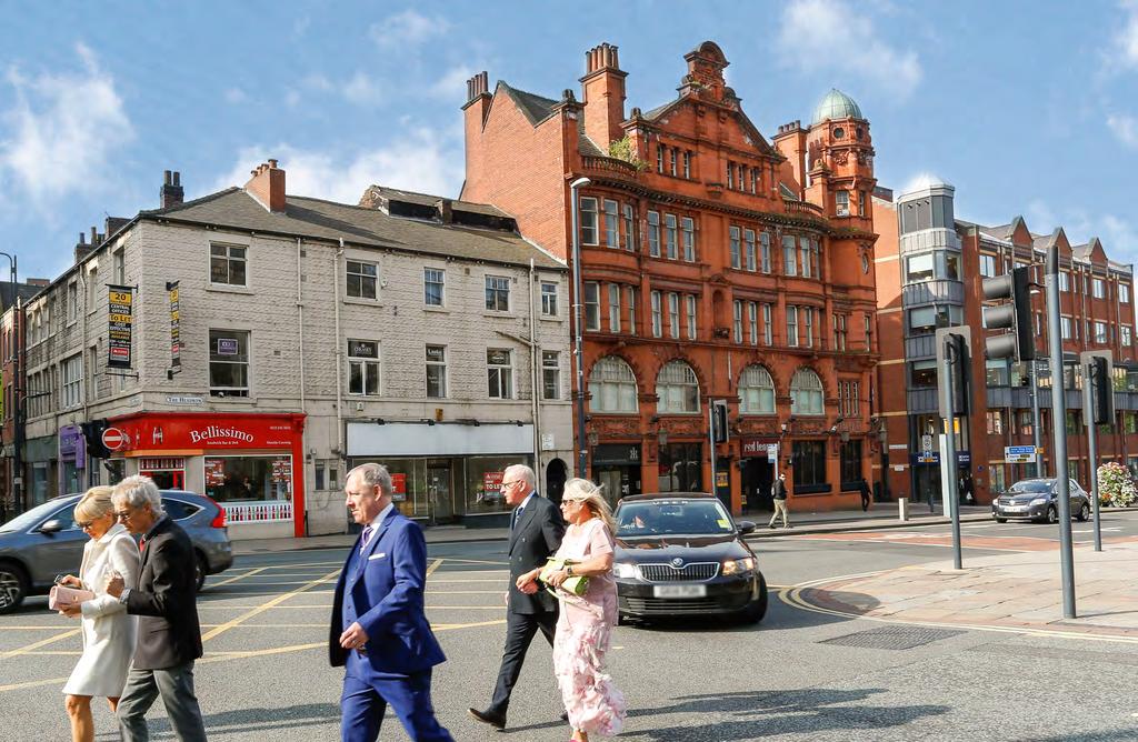 INVESTMENT CONSIDERATIONS Freehold Rare opportunity to purchase a large corner plot in Leeds city centre Situated on the junction of East Parade and The Headrow opposite Leeds Town Hall Comprises
