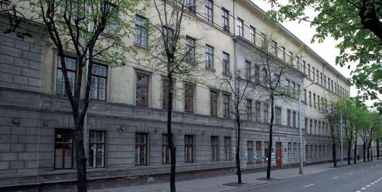 Buvusio Kauno tvirtovės štabo pastatas. 2010 m. Tvirtovės štabo rūmuose (Kęstučio g. Nr. 27) 1919 1941 m. dirbo Žemės ūkio ministerija, 1944 1947 m.