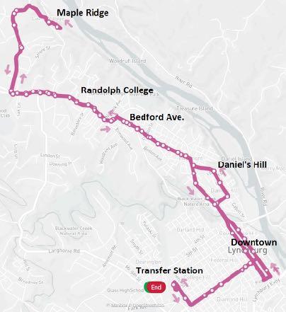 Proposed Route 3A/3B Service added to