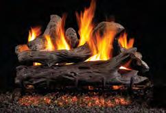 broadest selection of log sets to enhance the home,