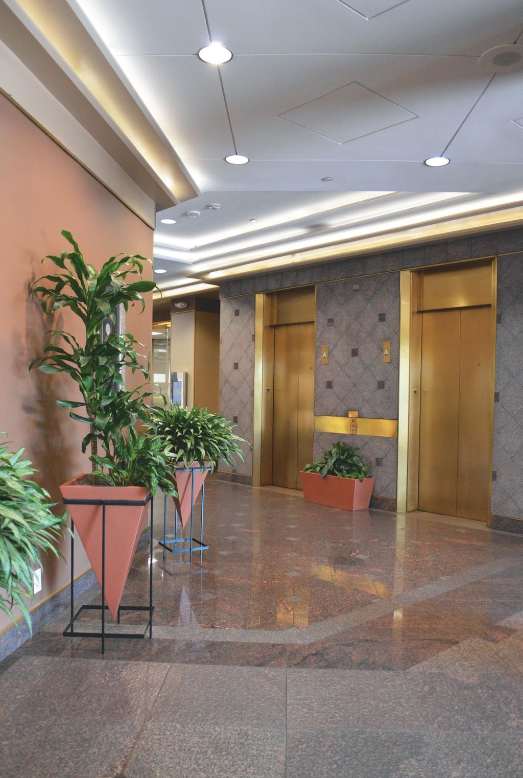 BEAUTIFUL LOBBY ABOUT THE PROPERTY CENTRE PLAZA is an eight (8) story multi-tenant office building conveniently located in North Central San Antonio.