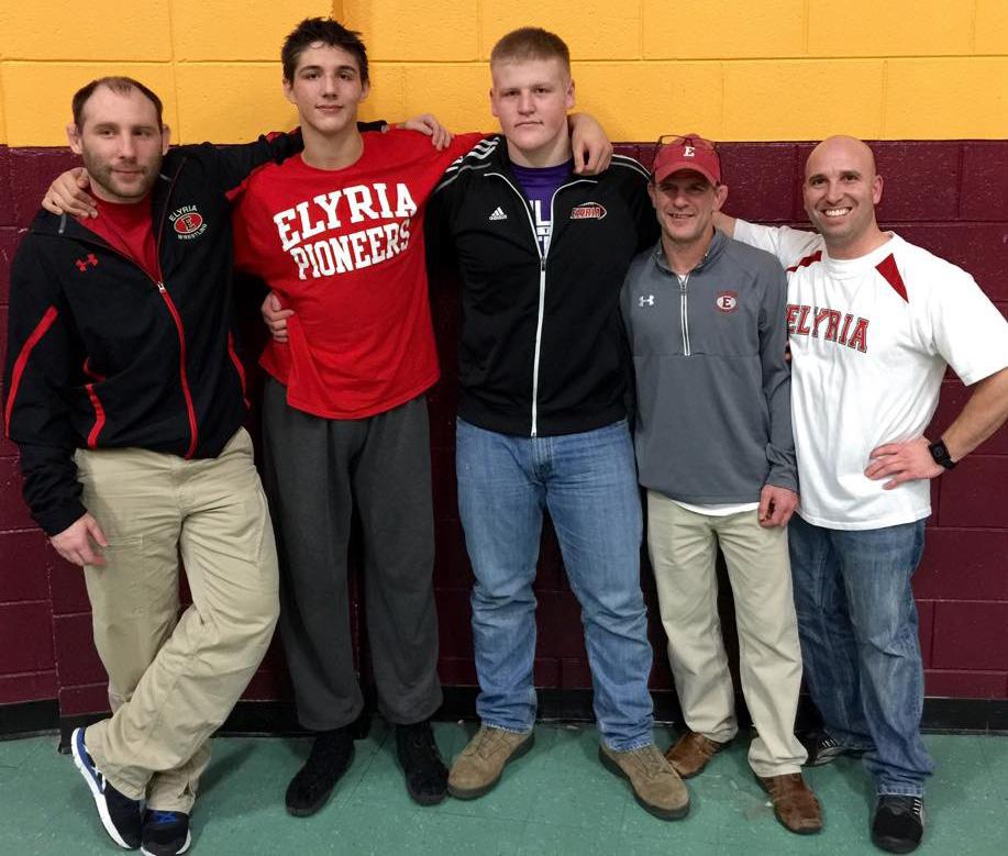Erik resides in Elyria with his wife Janet and their sons Mick and Nate. During Erik s tenure at Elyria, 55 Elyria Pioneers have qualified for the state tournament, with 34 earning medals.