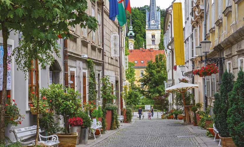 6. Ljubljana is a compact and manageable city When visitors arrive in the city, they can simply relax. All the main city sights are accessible on foot.