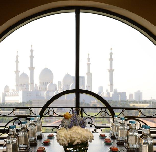 The honoring of cultures can be found throughout the Abu Dhabi resort, from the