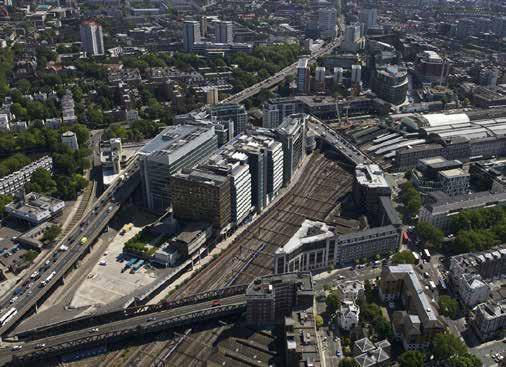 been divided by layers of heavy infrastructure, particularly the rail network, Westway and