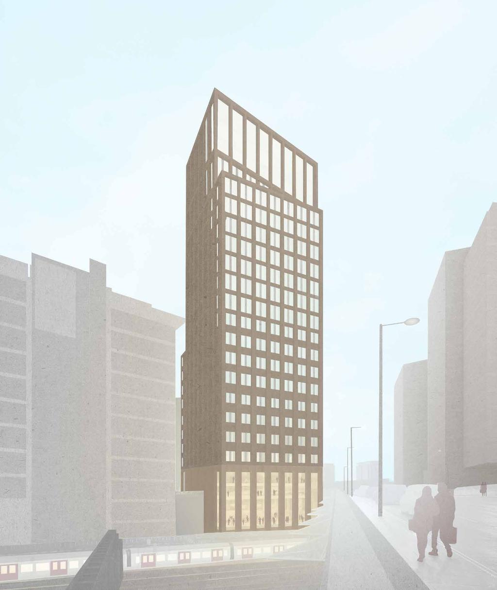 A NEW DESTINATION At this stage, to deliver the required number of rooms, restaurant and leisure offer, our proposals are for a slender building of Ground plus 19 storeys.