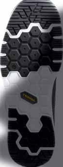 Tarantula Anti-Slip rubber outsoles are designed to help prevent slips and falls.