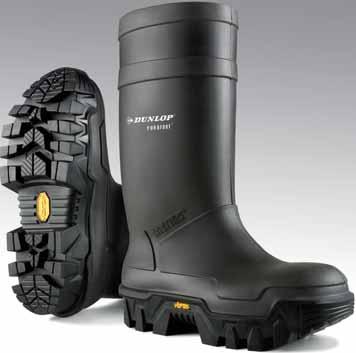 lighter and longer wearing than traditional rubber boots. The PU uppers are oil and seawater resistant and stay flexible even at very low temperatures.
