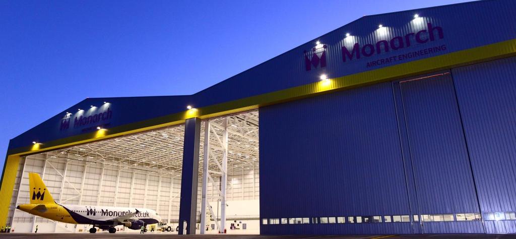 New Arrivals at BHX Monarch Aircraft Engineering has begun engineering operations at Birmingham Airport. A brand new, 110,000 sq.