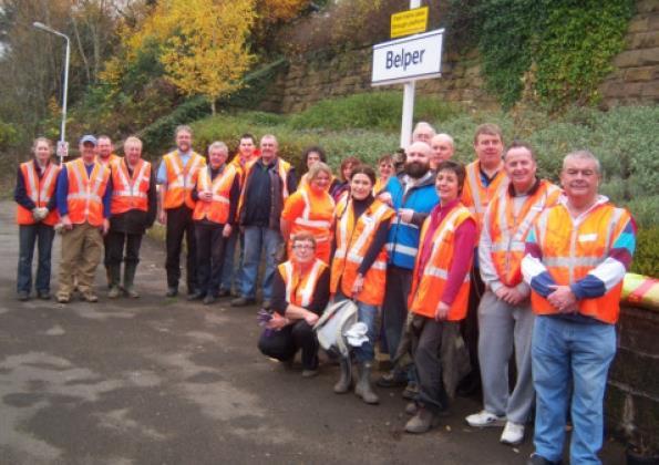 It is great to have the work by volunteers from the Belper community at the station recognised both by East Midlands Trains and the media.
