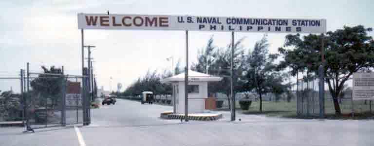 In Subic Bay, I arranged for the Comms Department to visit the USN Communications stations at San Miguel. Myself and Brian Burford were wearing khakis and the J/Rs were in 10s.